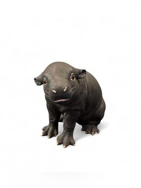 Lenox 6” Porcelain Pygmy Hippo. (Has a slight chip on the right ear) $11